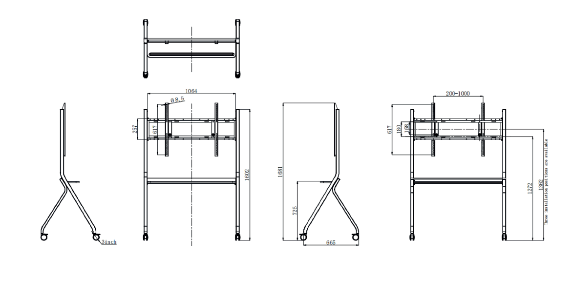 Avocor Mobile Stand - AVC-STND1