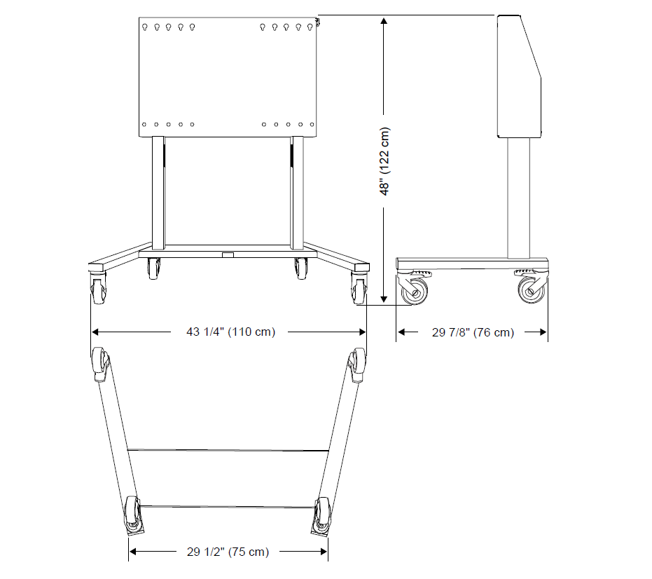 SMART Board FSE-420 Electric Mobile Stand