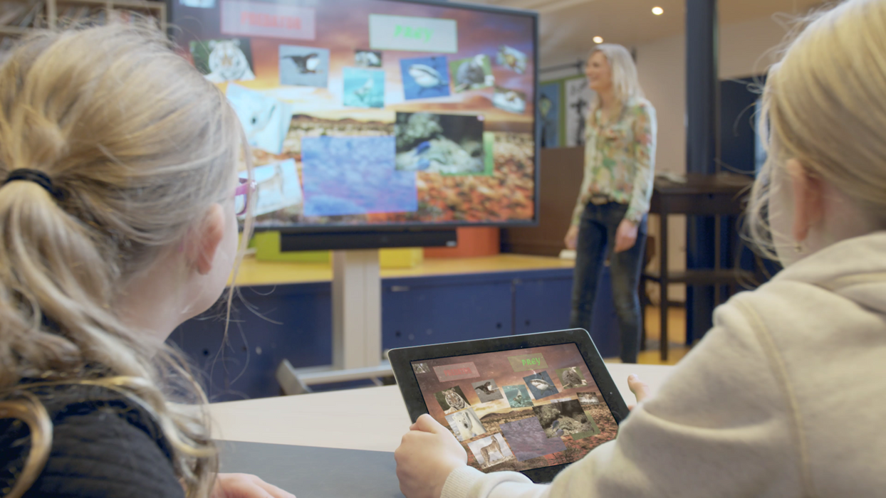 Tango touch interactive flat panel for the classroom