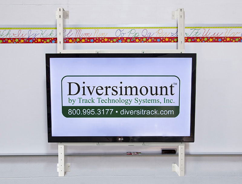 Diversimount Over-Board Wall Mount for Flat Panel Displays