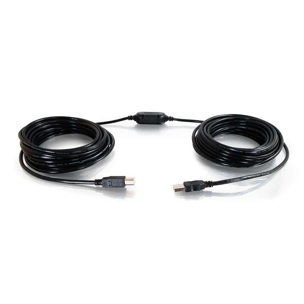 25ft USB A/B Active Cable (Center Booster Format)