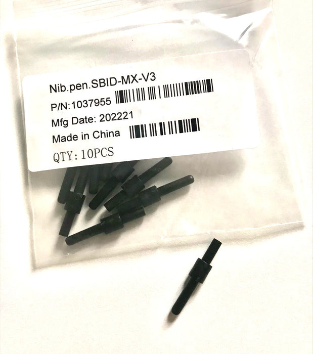 Replacement Nib, SBID-MX-V3 (Set of Ten) REFER TO PHOTO TO CONFIRM COMPATIBILITY WITH YOUR PEN