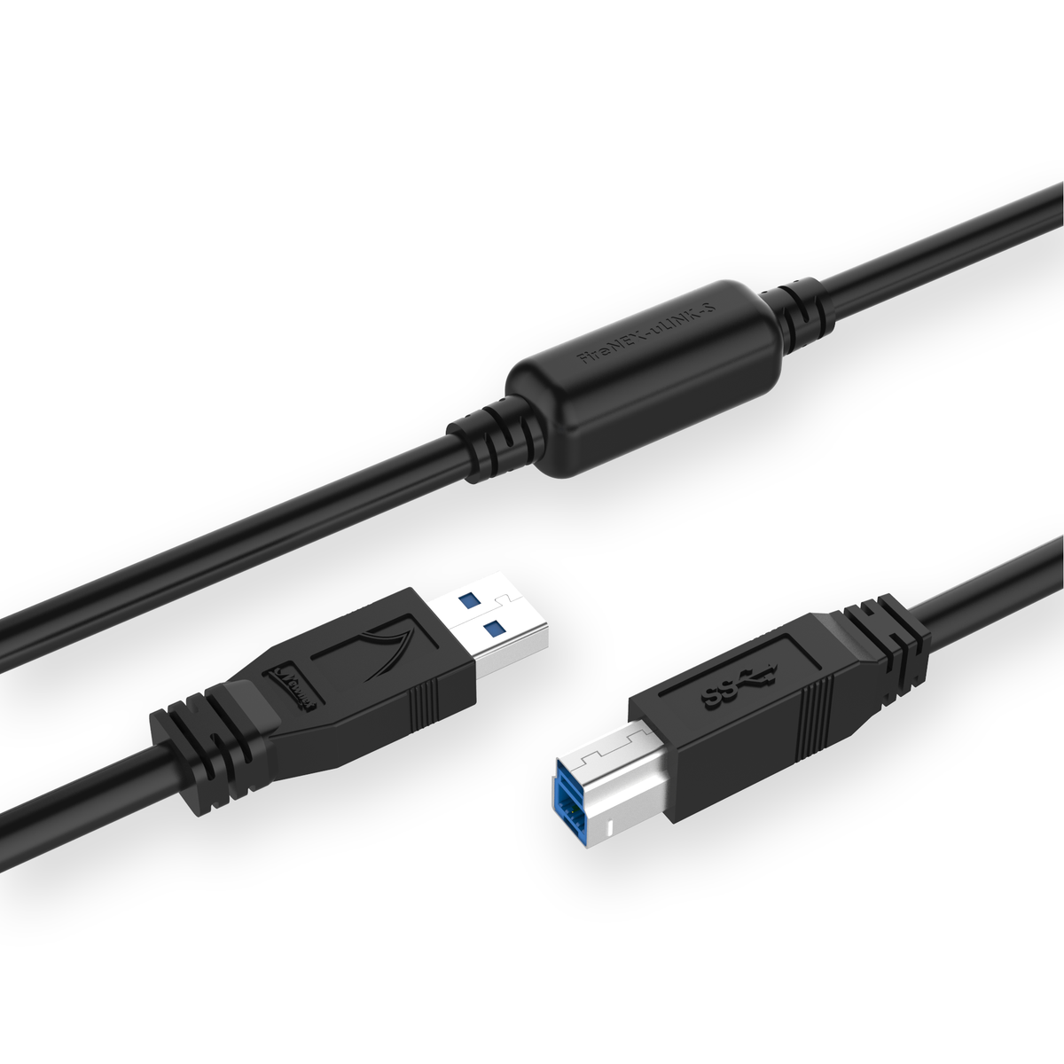 Newnex FireNEX-uLINK USB 3.0 延長ケーブル FireNEX-uLINK USB 3.0 Active Repeater Cable , A Male to B Male, 12