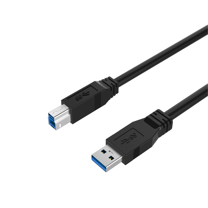 FireNEX-uLINK USB 3.0 Active Repeater Cable , A Male to B Male, 12 Meters, Slim Repeater