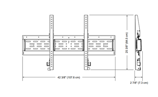 SMART Tech Wall Mount, MX-V2, 6000, 6000S, 7000 and 7000R interactive displays