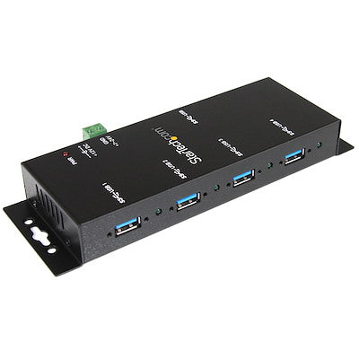 4-Port USB 3.0 Rugged Industrial SuperSpeed Hub Mountable